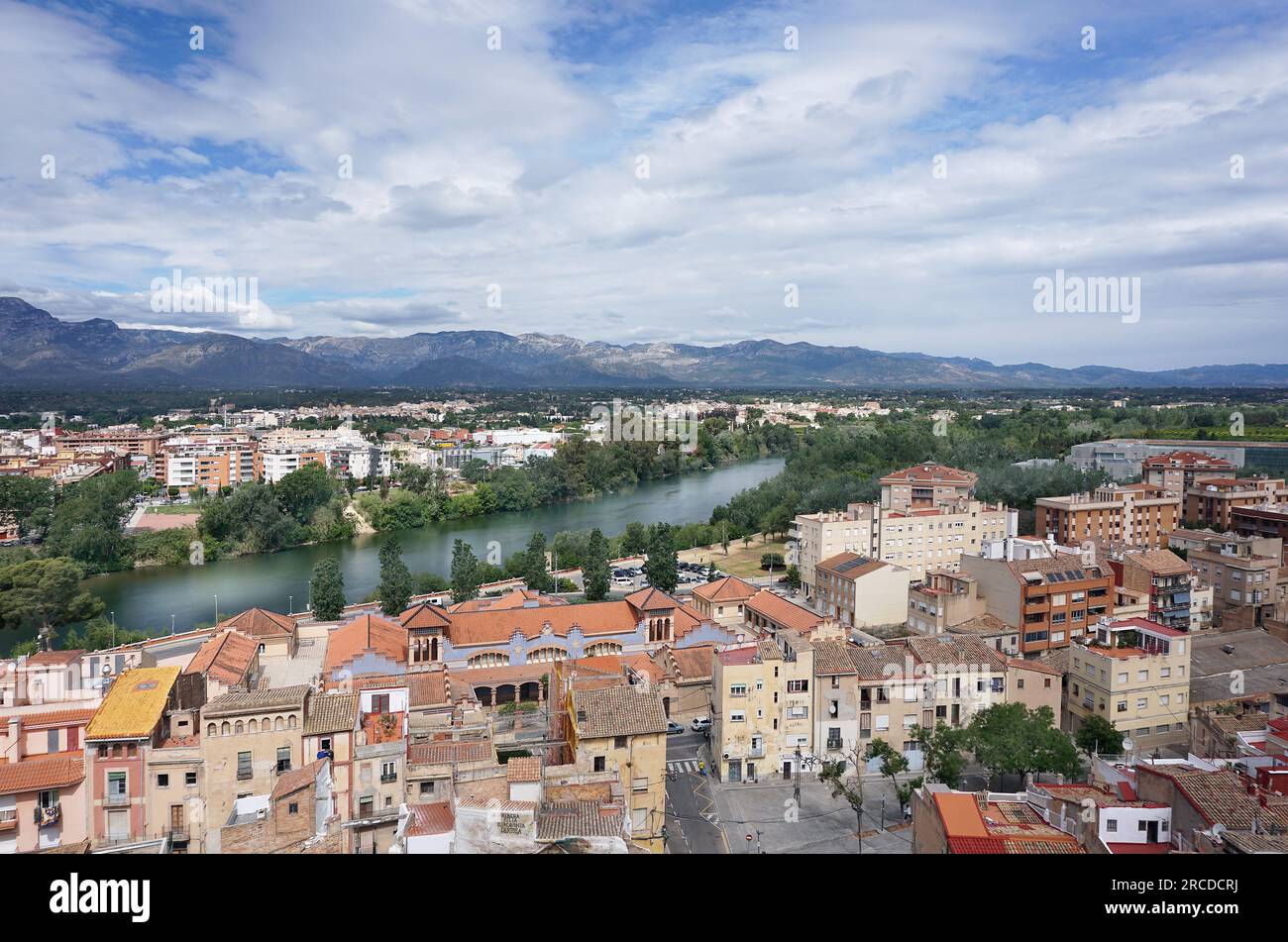 Tortosa.capital Baix Ebre.Catalonia Spagna. Foto Stock