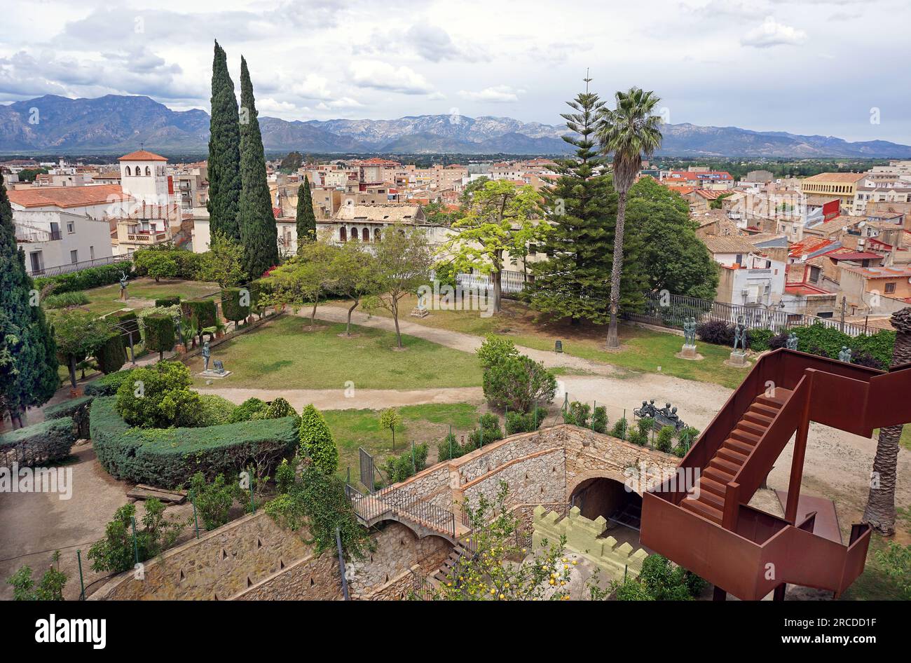 Tortosa.capital Baix Ebre.Catalonia Spagna. Foto Stock