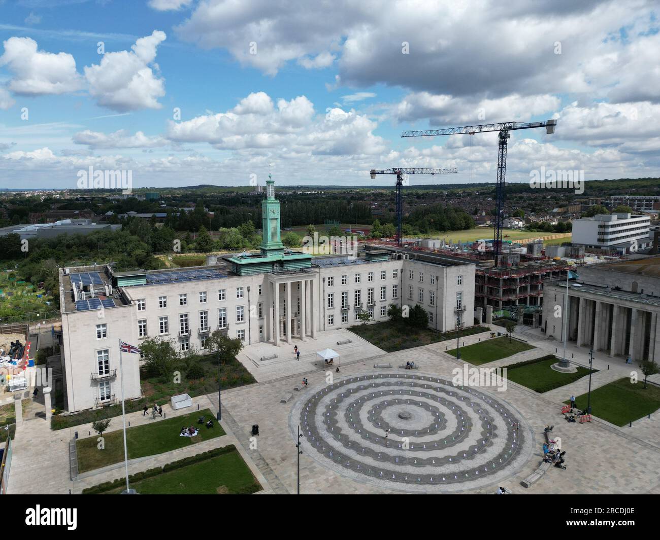 Walthamstow East London, Regno Unito, antenna municipale Foto Stock