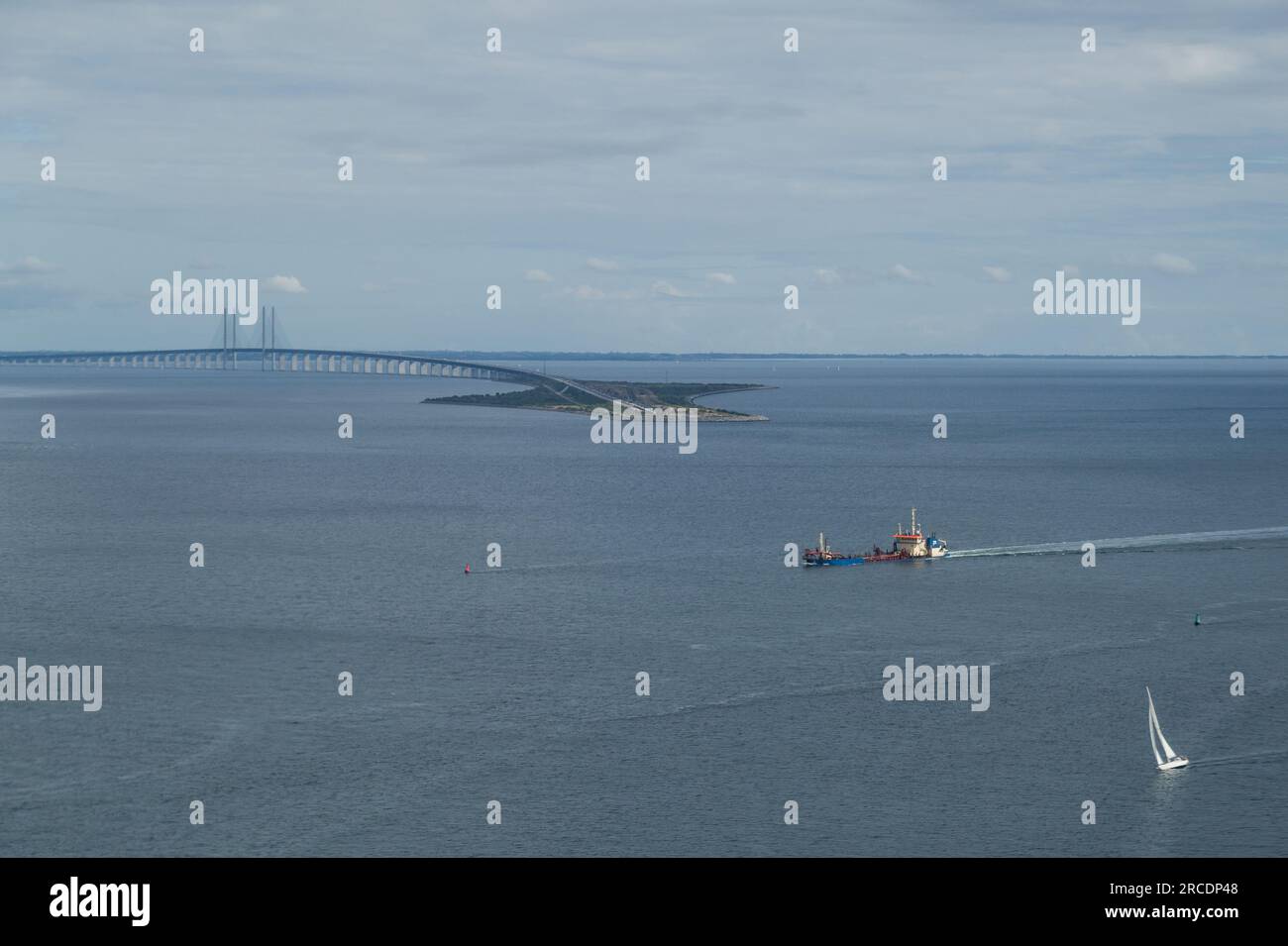 Viste aeree, scene da un aereo di linea Foto Stock