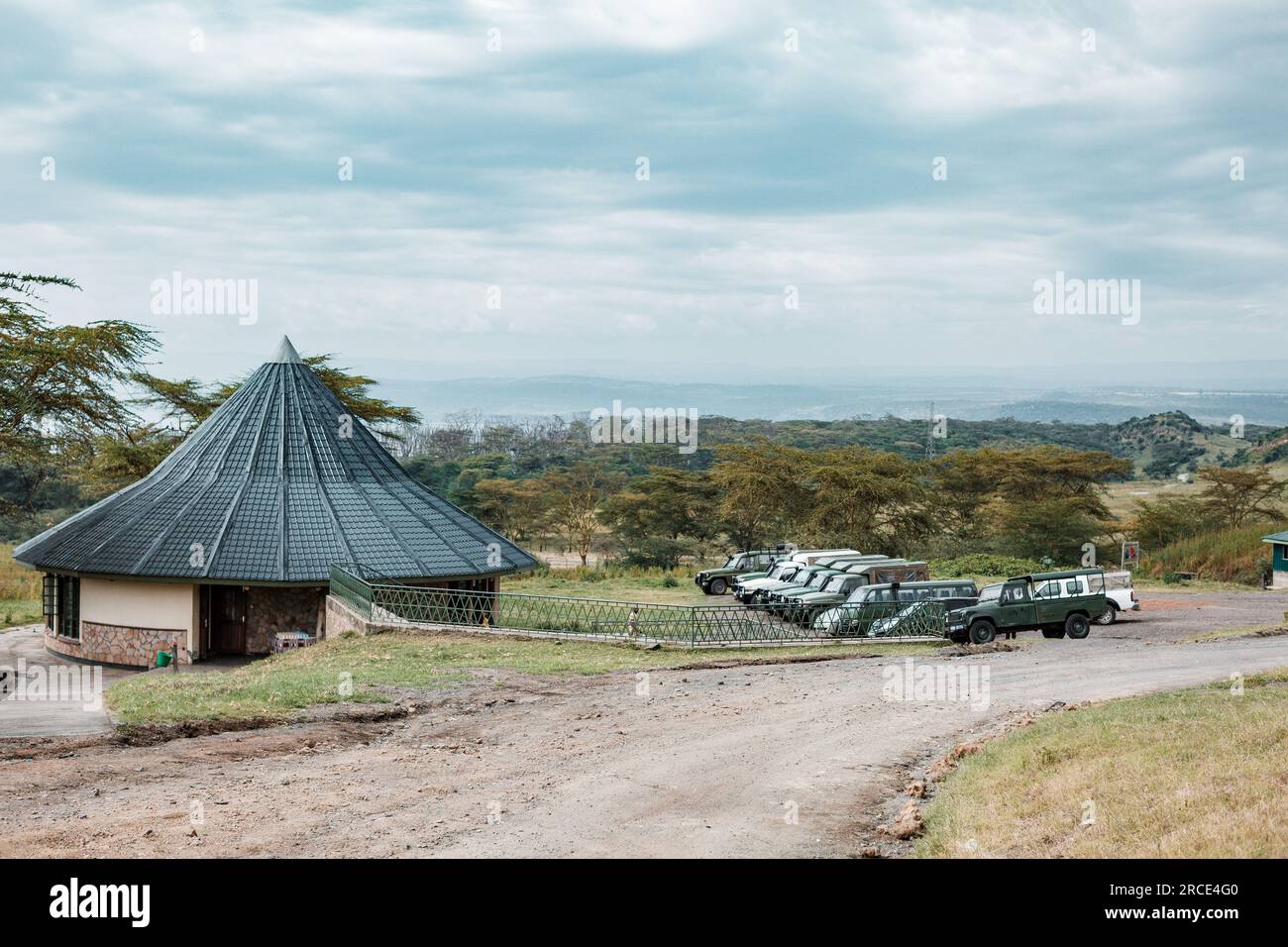 Il parco nazionale di Hell's Gate si trova a sud del lago Naivasha in Kenya, a nord-ovest di Nairobi. Il parco nazionale di Hell's Gate prende il nome da una stretta pausa nel Foto Stock