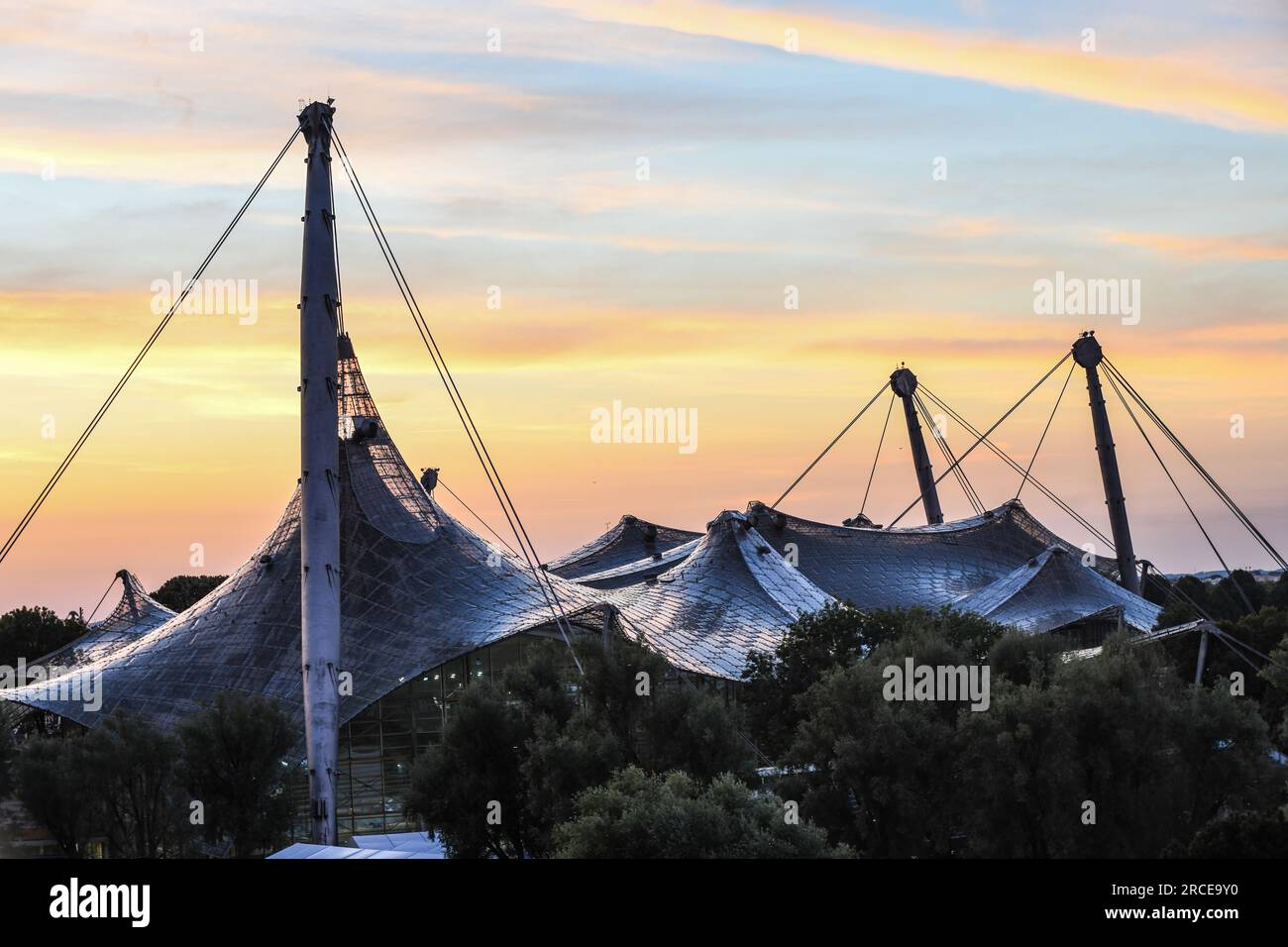 Olympiapark, Monaco. Germania Foto Stock