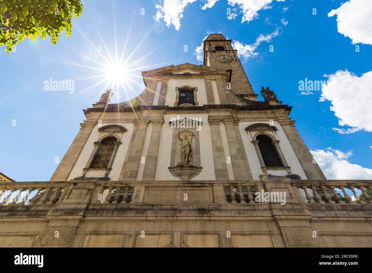 Italia Veneto Cison di Valmarino - Chiesa di S.. Maria dell'assunzione - XVII secolo Foto Stock