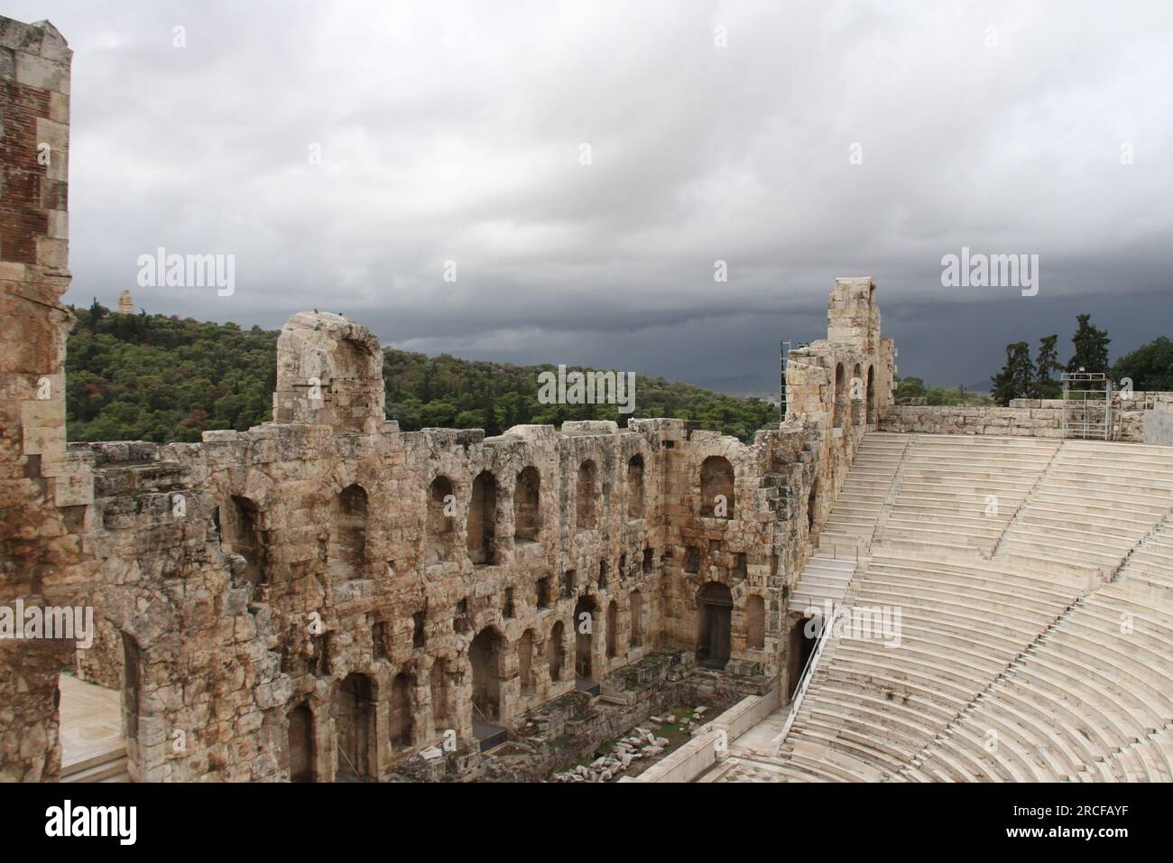 Vista dall'Acropoli, Grecia Foto Stock