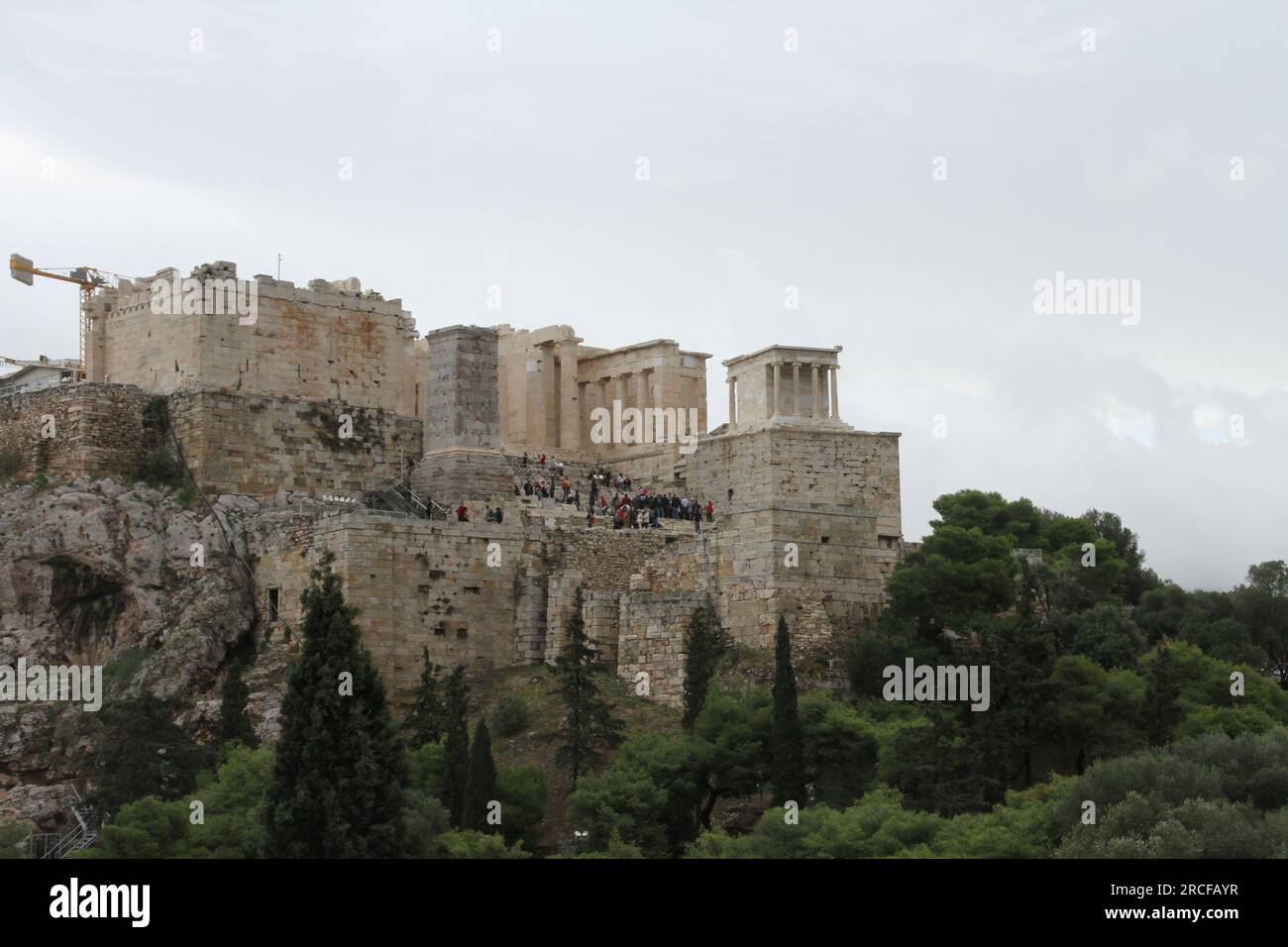 Vista dall'Acropoli, Grecia Foto Stock