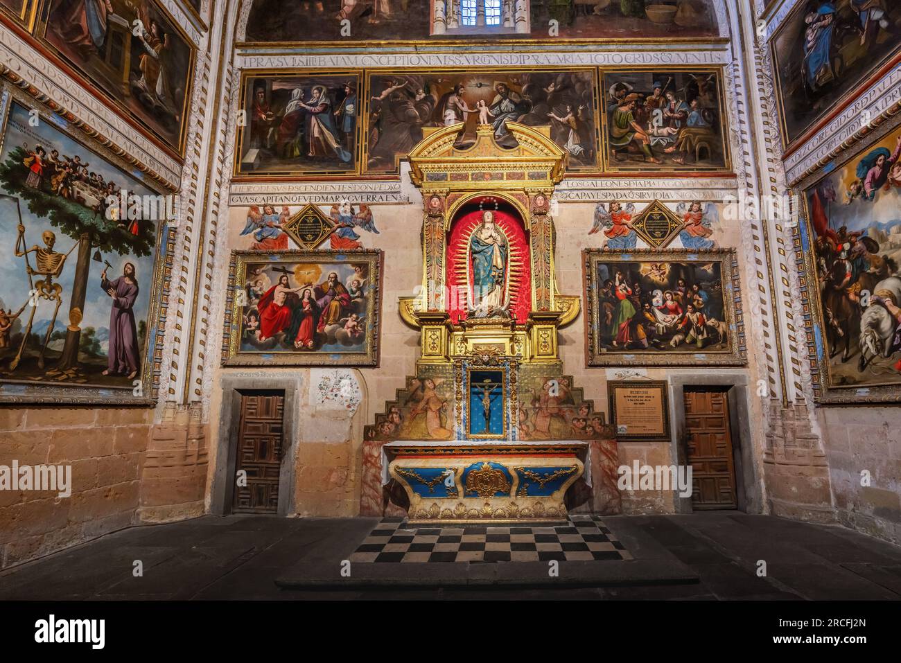 Cappella dell'Immacolata Concezione (la Concepcion) presso la Cattedrale di Segovia - Segovia, Spagna Foto Stock