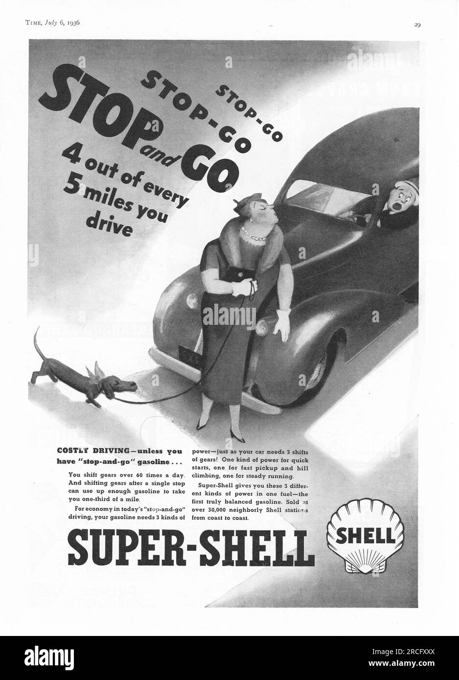 Vintage Time Magazine 6 luglio 1936 Issue Advert, USA Foto Stock