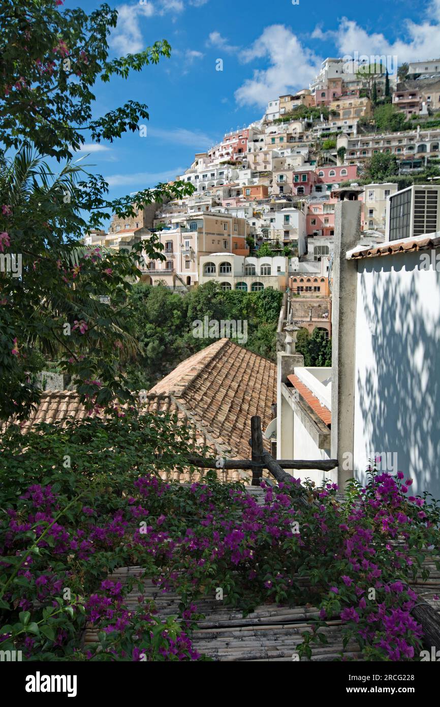 Crociera Azamara ITALIA Positano Foto Stock