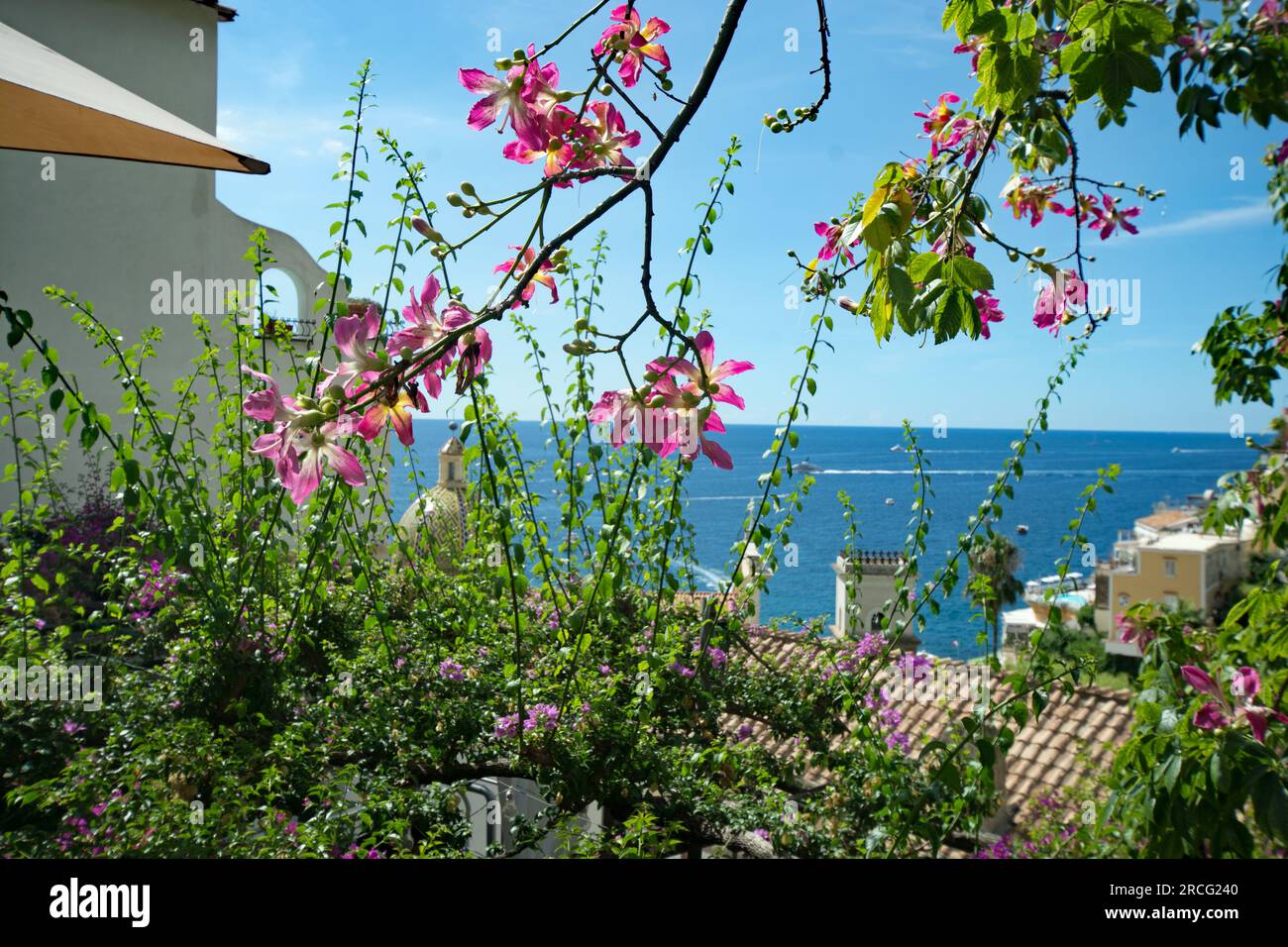 Crociera Azamara ITALIA Positano Foto Stock