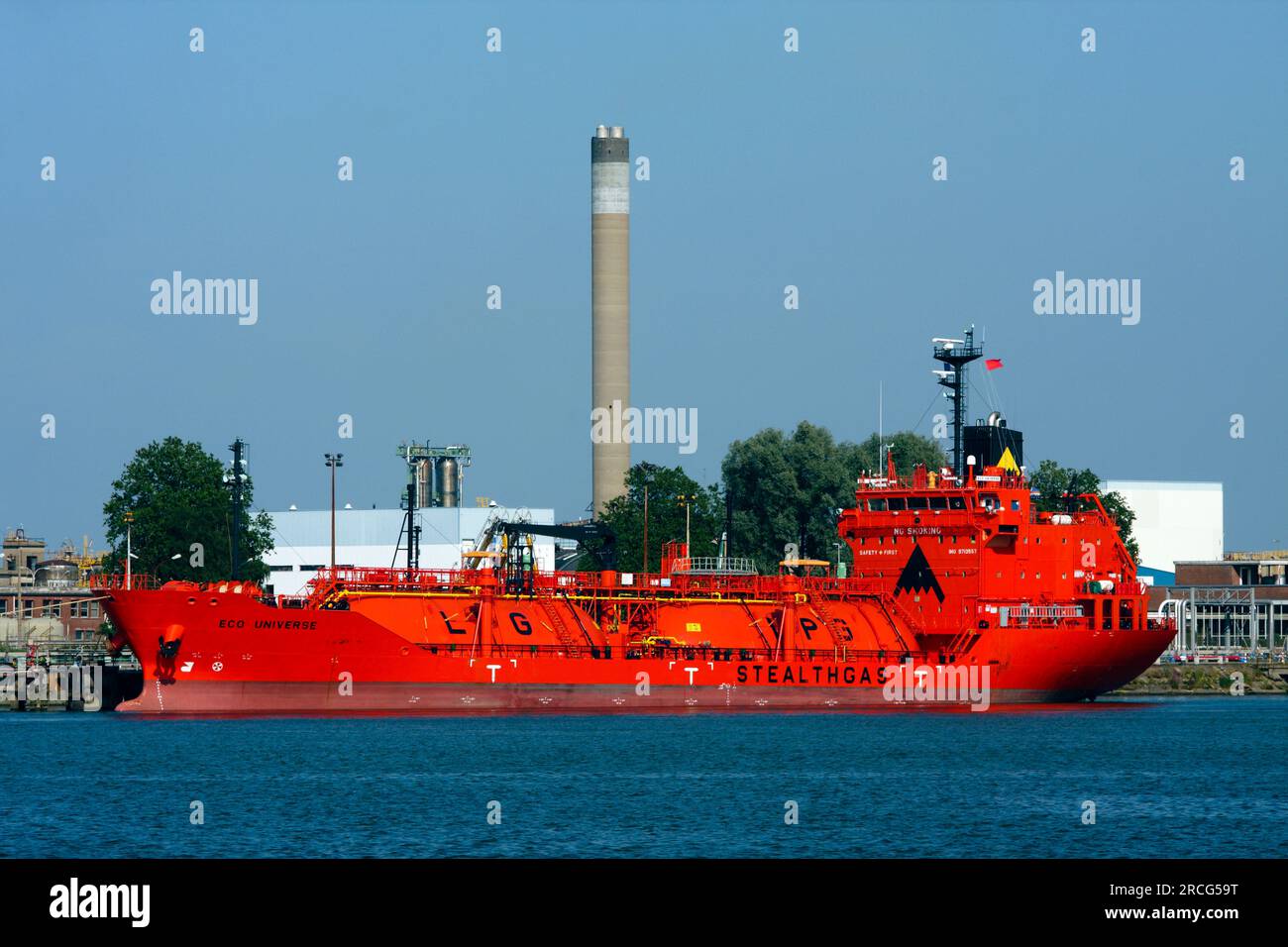 Autocisterna GPL, le Havre, Francia Foto Stock