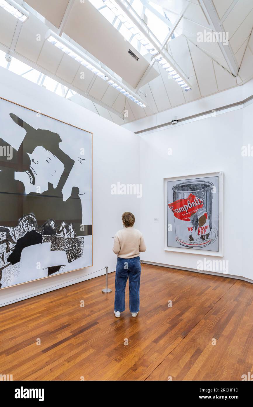 Pop Art Room, Kunsthaus, edificio antico di Karl Moser , Zurigo, Svizzera Foto Stock