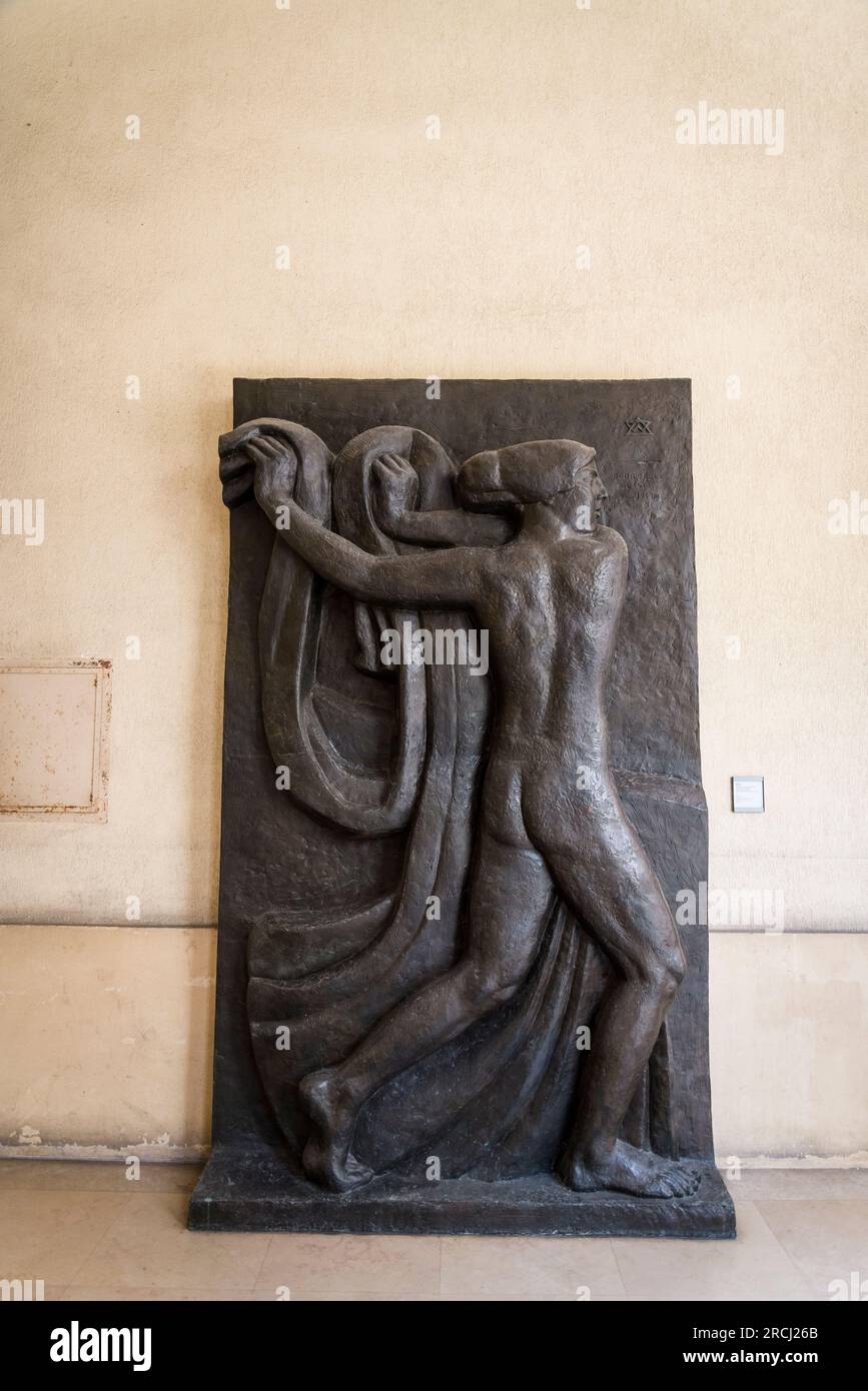 Cortile del Musée Bourdelle, un museo d'arte situato nel vecchio studio dello scultore francese Antoine Bourdelle. Parigi, Francia Foto Stock