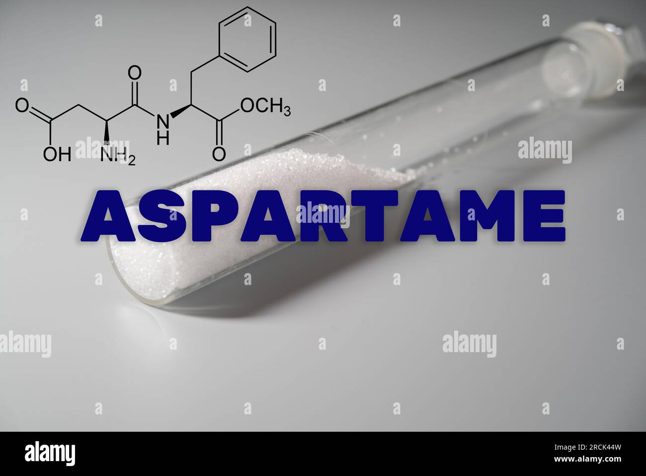 L'aspartame dolcificante artificiale è dannoso per la salute Foto Stock