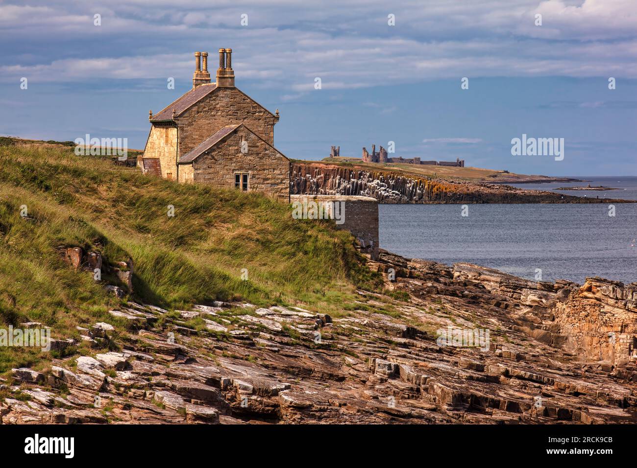 La Bathing House a Howick, vicino a Craster sulla costa del Northumberland, inghilterra nord-orientale, regno unito Foto Stock