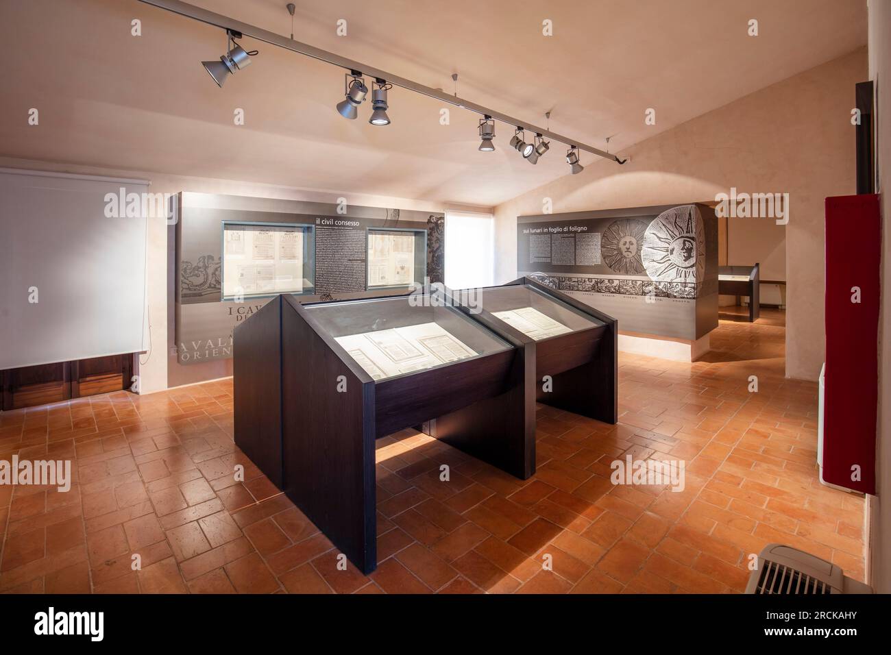 Museo della Stampa, Foligno, Perugia, Umbria, Italia Foto Stock