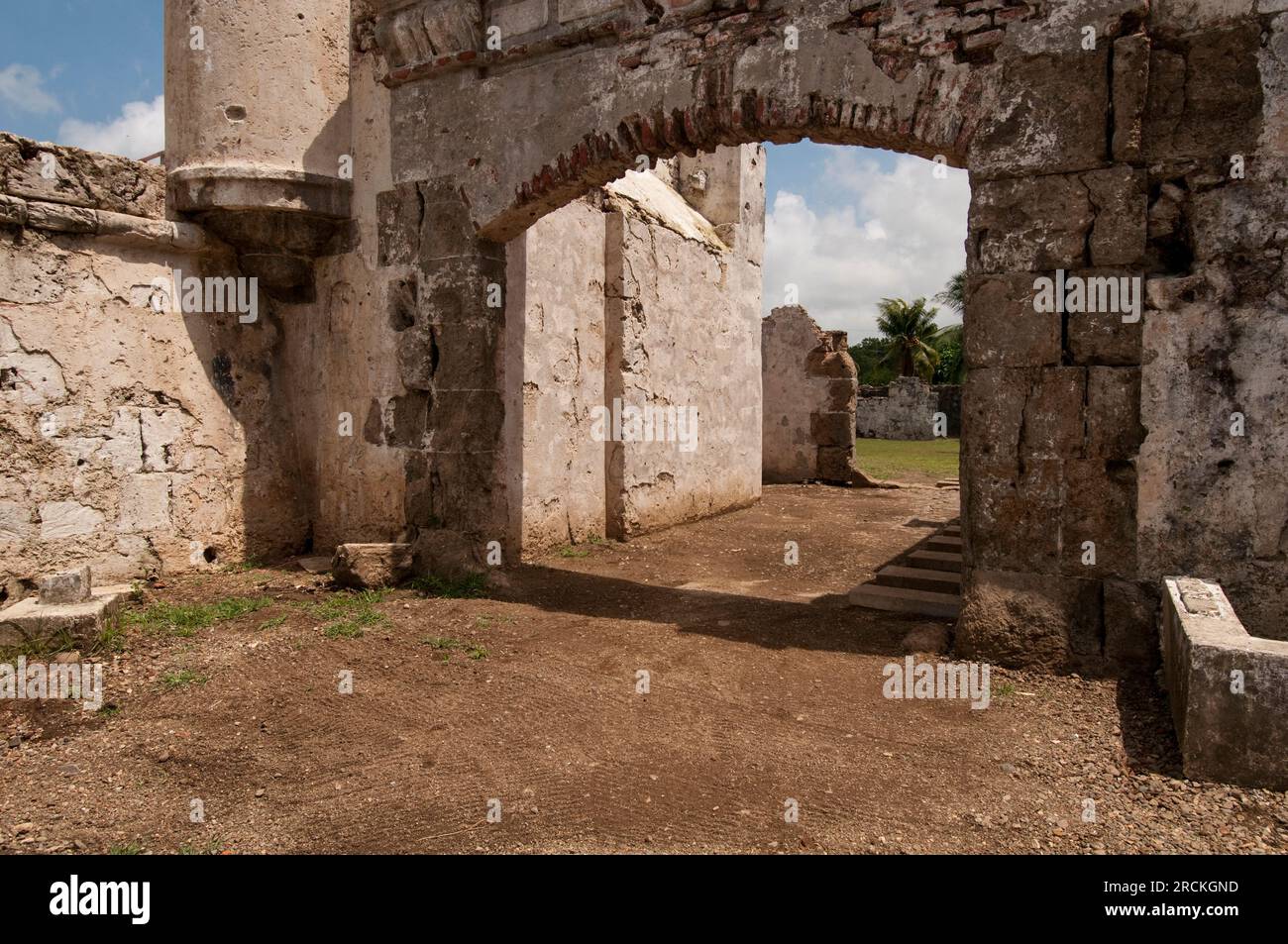 Forte di San Jerónimo de Portobelo (XVII secolo), Portobelo, Panama, America centrale - foto ufficiale Foto Stock