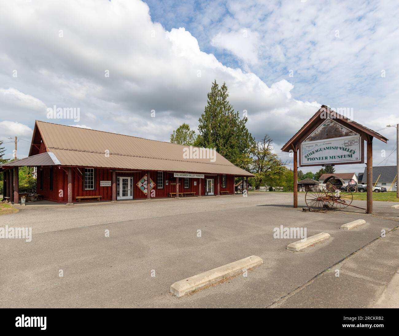 Arlington WA USA 24 maggio 2023: The Stillaguamish Valley Pioneer Museum Foto Stock