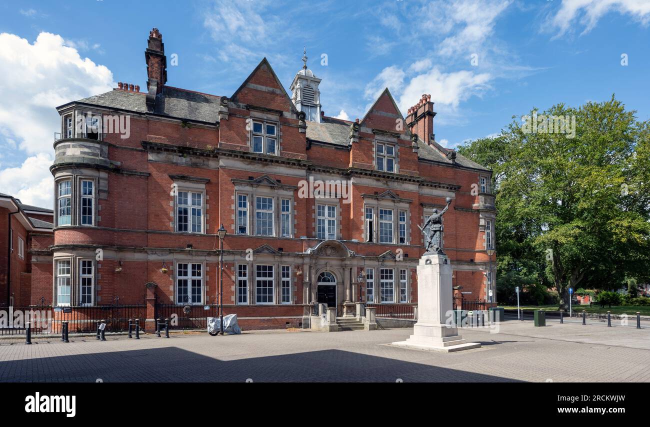 Victoria Square, Stafford, Staffordshire, Inghilterra, Regno Unito Foto Stock
