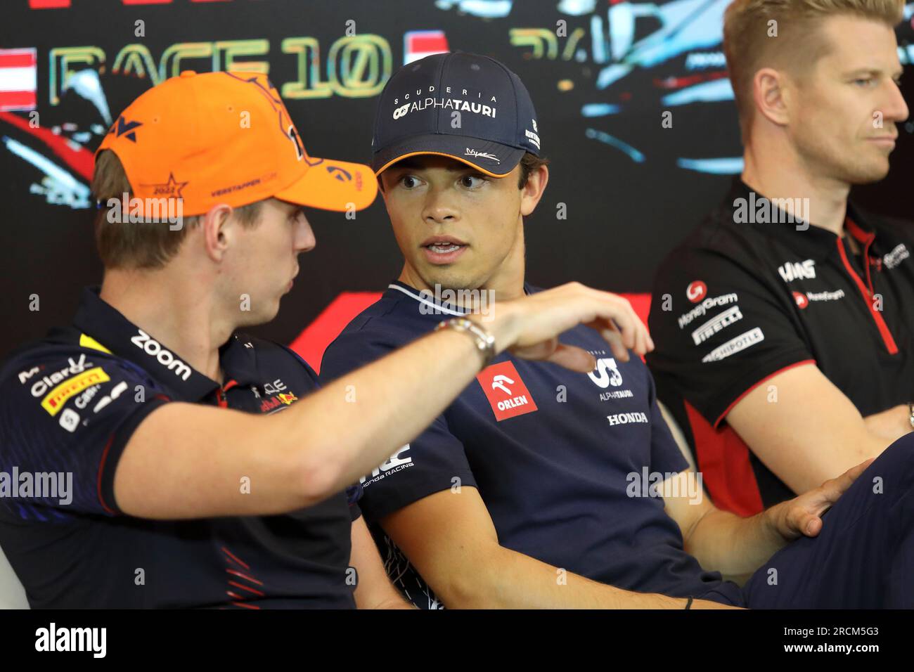 Spielberg, Austria. 29 giugno 2023. Formula 1 Rolex Gran Premio d'Austria al Red Bull Ring, Austria. Nella foto: Nyck De Vries (NLD) di Scuderia AlphaTauri durig conferenza stampa © Piotr Zajac/Alamy Live News Foto Stock