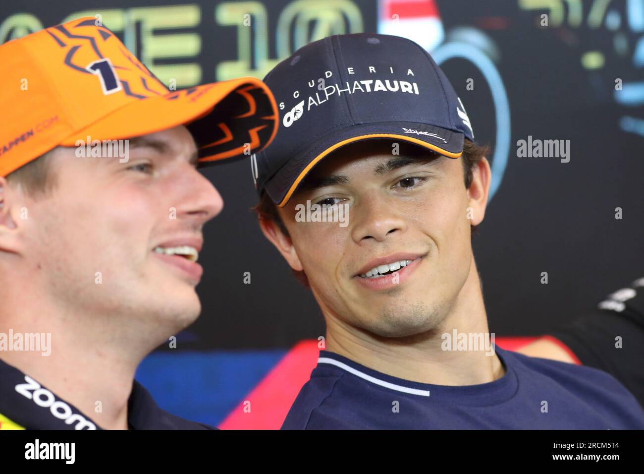 Spielberg, Austria. 29 giugno 2023. Formula 1 Rolex Gran Premio d'Austria al Red Bull Ring, Austria. Nella foto: Nyck De Vries (NLD) di Scuderia AlphaTauri durig conferenza stampa © Piotr Zajac/Alamy Live News Foto Stock