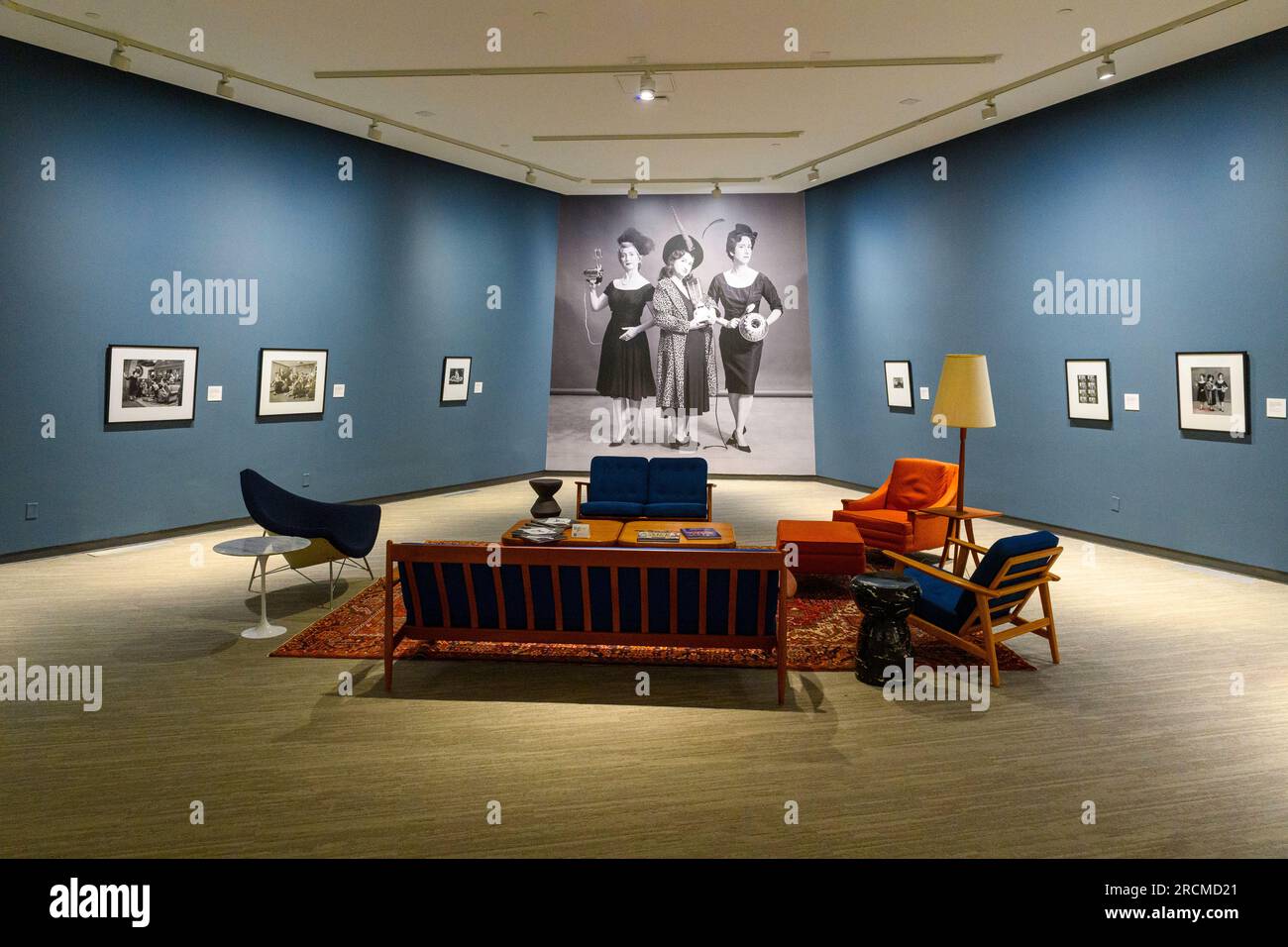 Sala interna della Contemporary Calgary Art Gallery Foto Stock