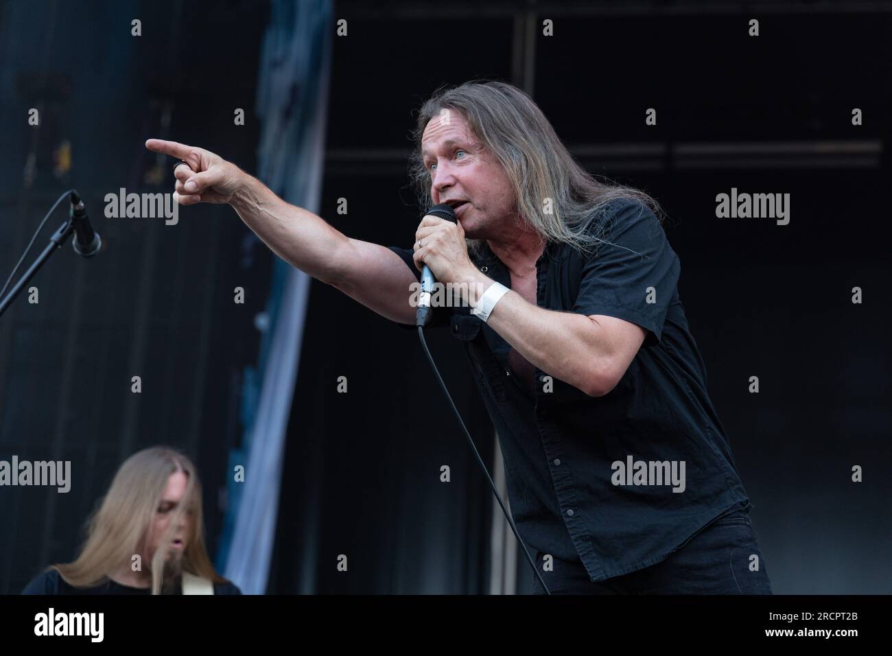 Stratovarius in concerto all'Ippodromo Snai San Siro di Milano. Foto di Davide Merli per www.rockon.it Foto Stock