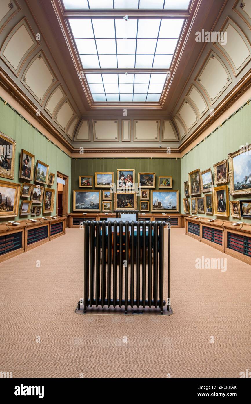 La prima galleria fotografica, Teylers Museum, Haarlem, Olanda settentrionale, Paesi Bassi, Foto Stock