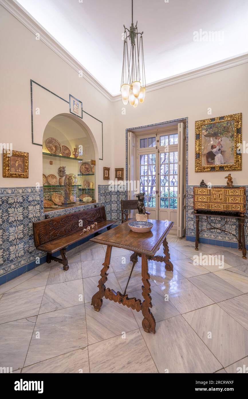 Prima della sala da pranzo, Sorolla Museum, Madrid, Comunità de Madrid, Spagna Foto Stock