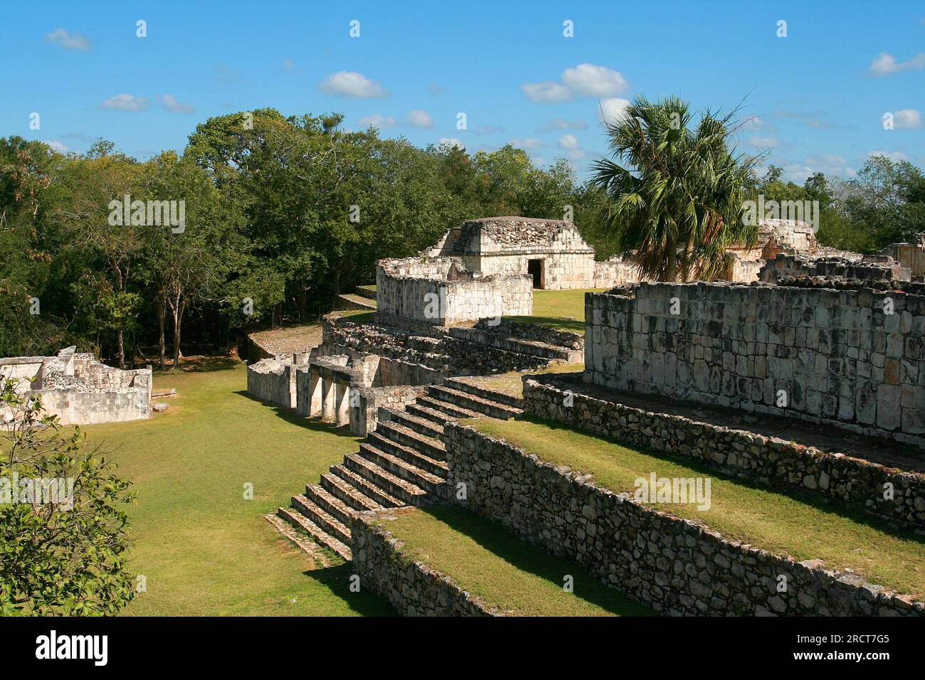 Kabah, regione di Puuc, sito archeologico Maya, penisola dello Yucatan, Messico Foto Stock