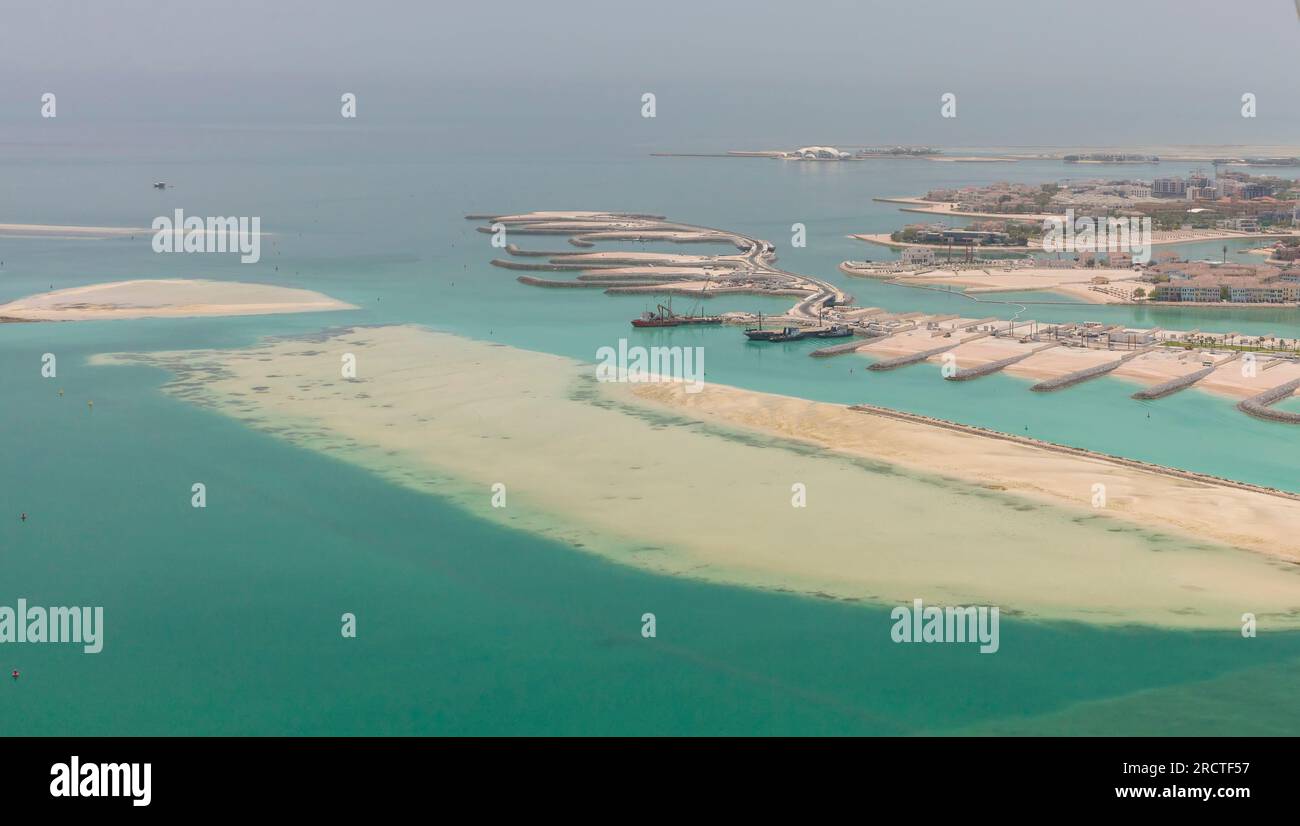 Estensione costiera Lusail, Doha, Qatar Foto Stock