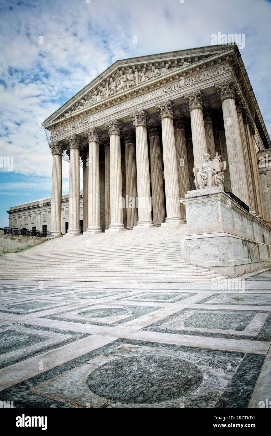 La Corte suprema di Washington, DC. Foto Stock