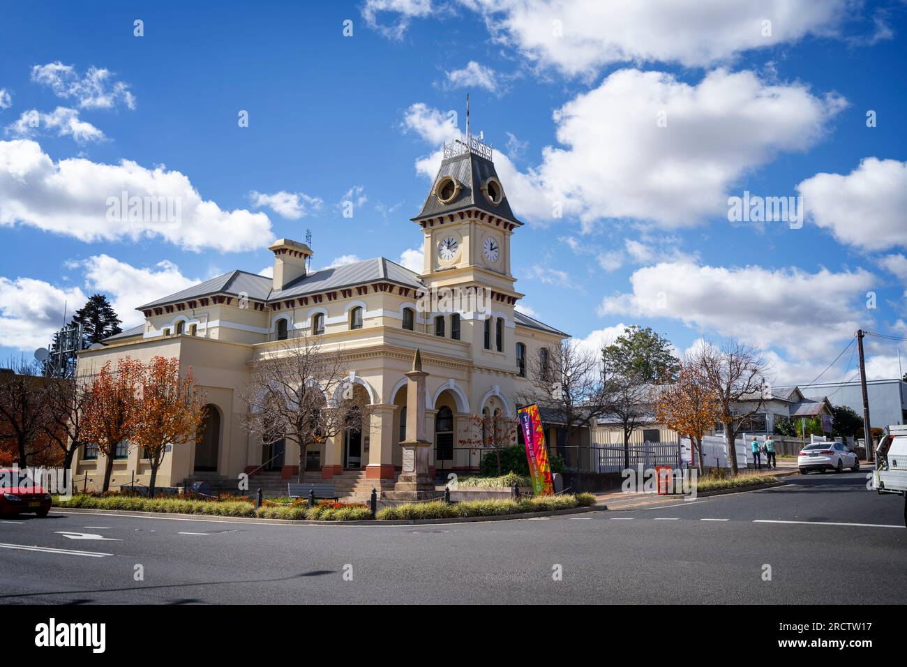 Storico ufficio postale di Tenterfield e edificio dei quartieri, Rouse Street Tenterfield, nuovo Galles del Sud, Australia Foto Stock