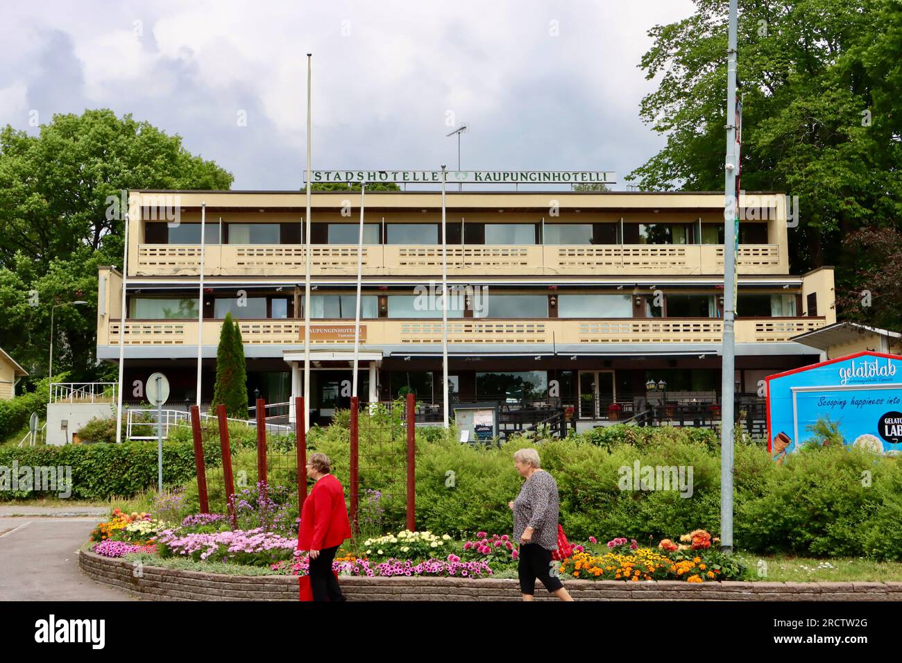 Hotel Stadshotellet nella città di Tammisaari, nel sud della Finlandia Foto Stock