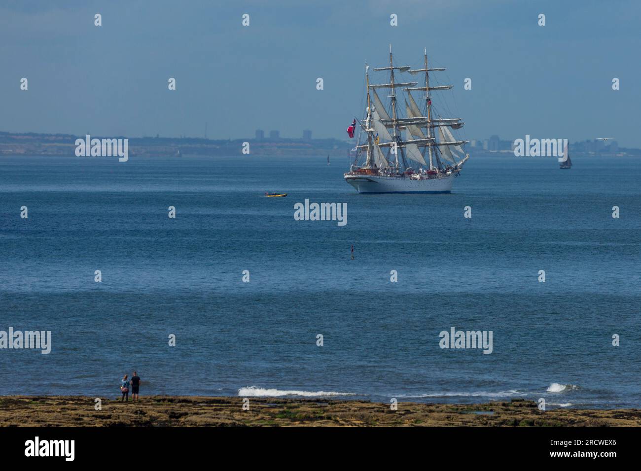 Navi alte a Hartlepool, contea di Durham, Regno Unito Foto Stock