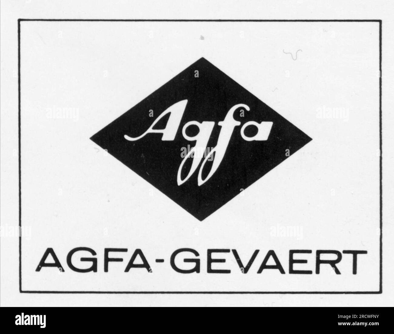 Pubblicità, arte fotografica, Agfa-Gevaert AG, Leverkusen, logo aziendale, 1970S, DIRITTI-AGGIUNTIVI-CLEARANCE-INFO-NOT-AVAILABLE Foto Stock