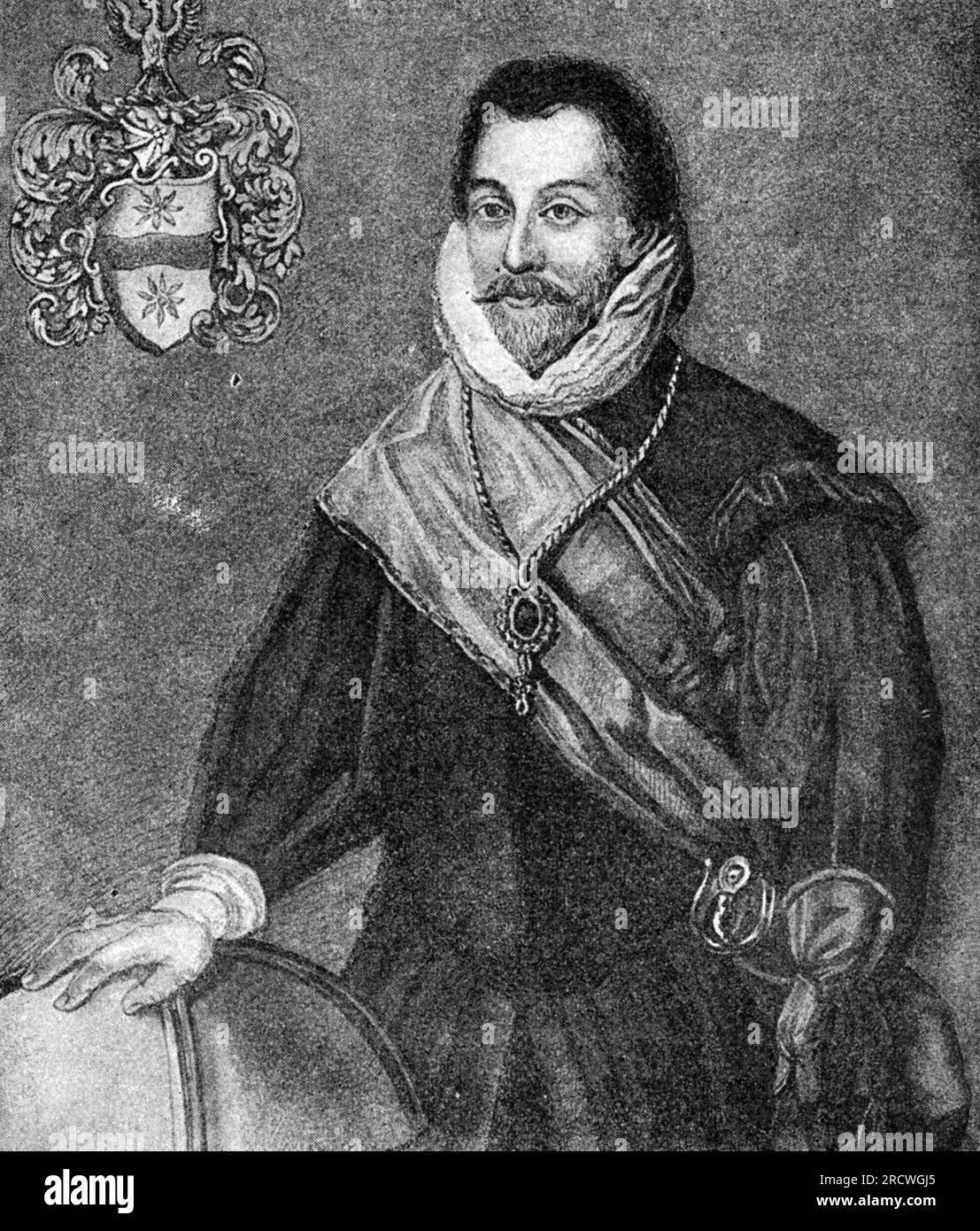 Drake, Francis, circa 1540 - 28.1,1596, navigatore e corsaro inglese, ULTERIORI-DIRITTI-CLEARANCE-INFO-NOT-AVAILABLE Foto Stock