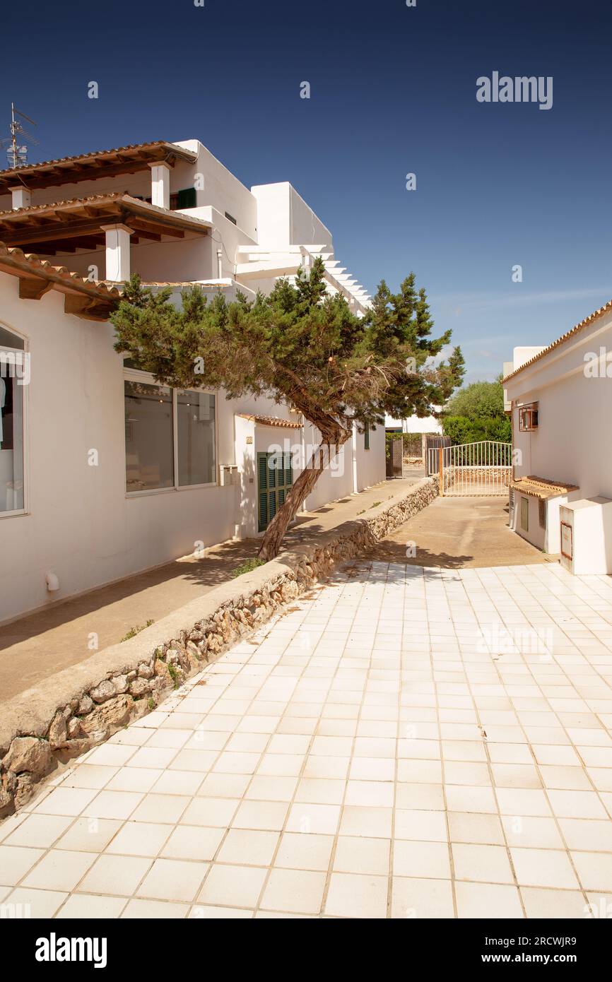 strade di edifici a calo del moro, mallorca spagna Foto Stock
