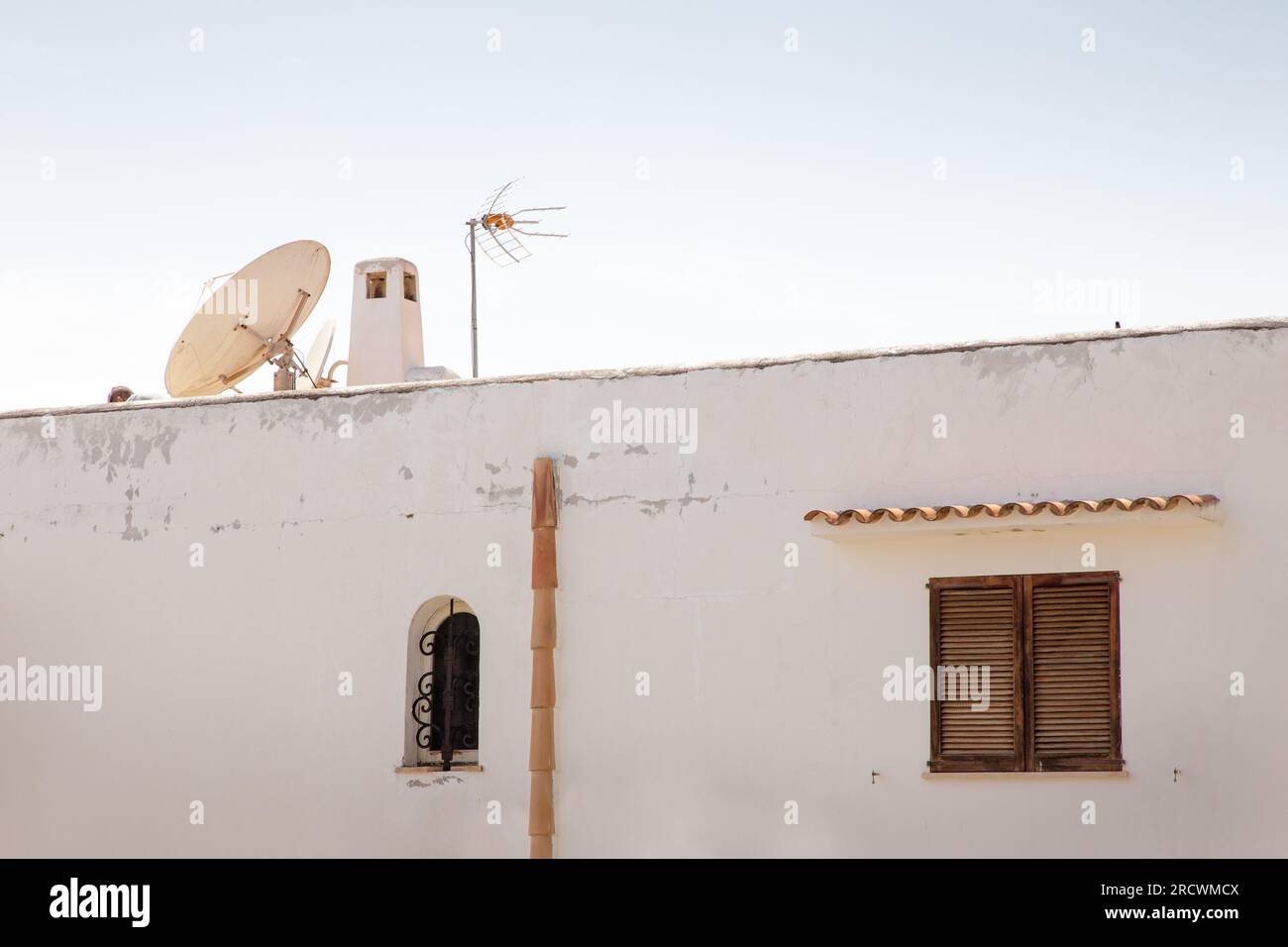 strade di edifici a calo del moro, mallorca spagna Foto Stock