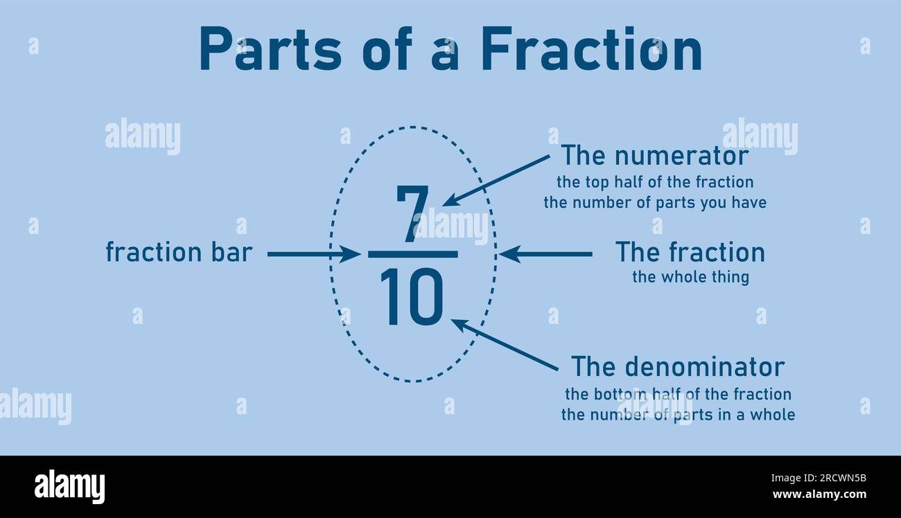 What Are The Top And Bottom Parts Of A Fraction Called