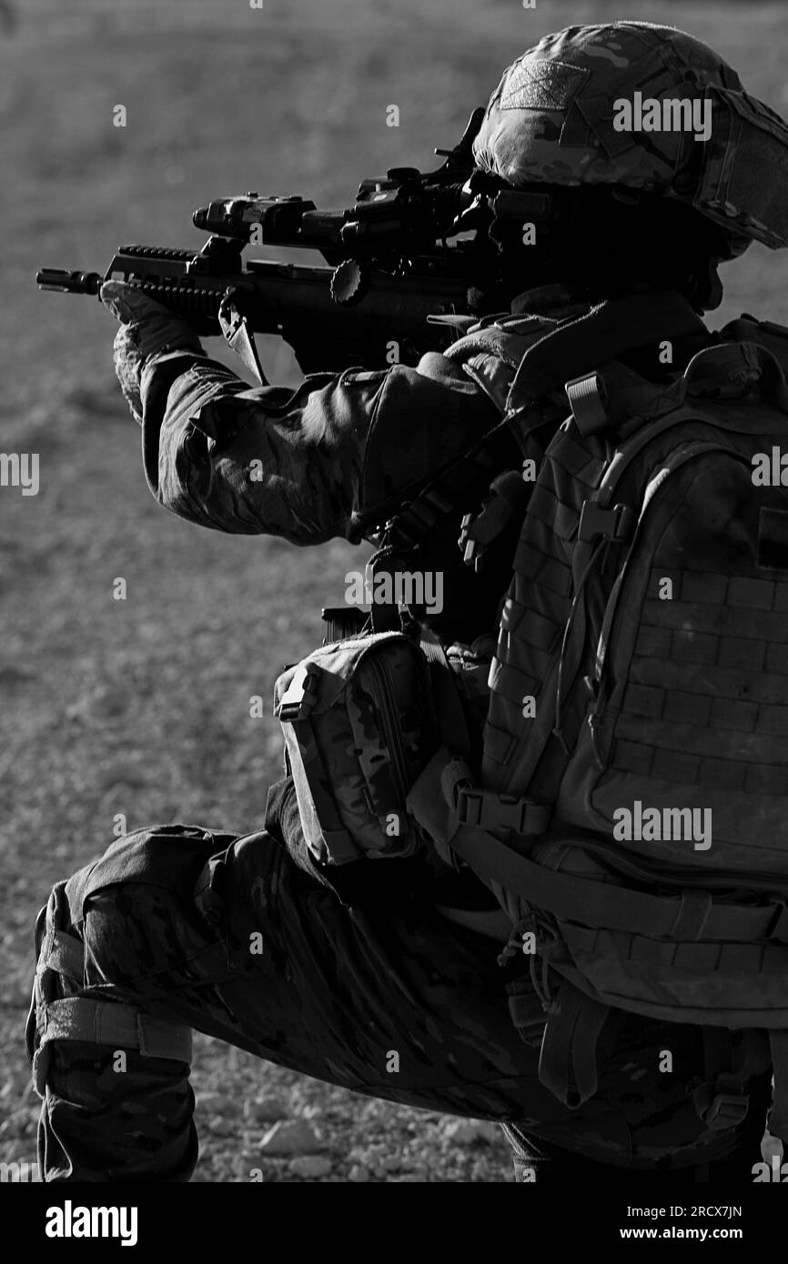 Soldato Special Ops Foto Stock