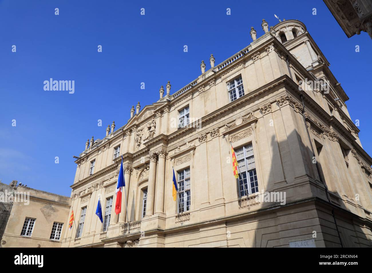 Municipio di Arles, Francia. Edificio del governo locale ad Arles. Foto Stock