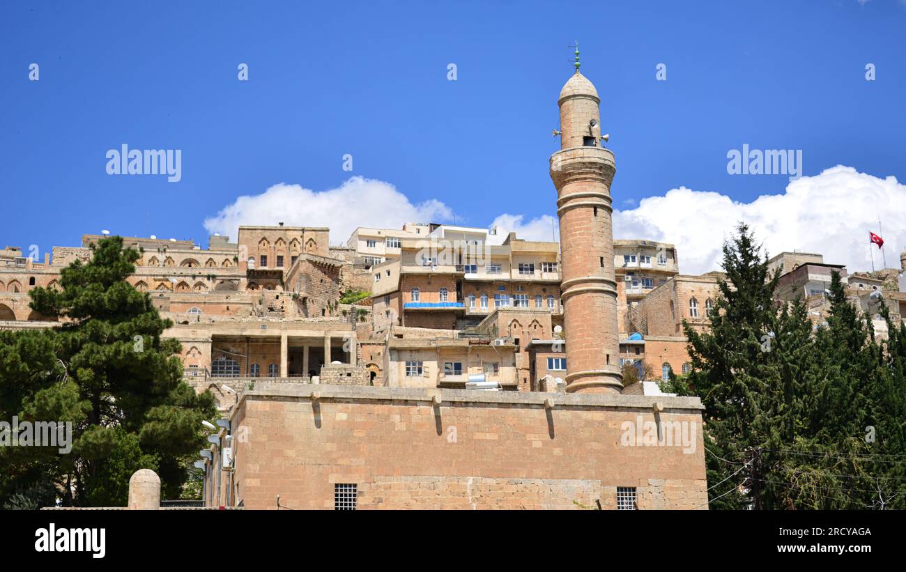 Mardin è una città nel sud-est della Turchia. Noto per la sua architettura araba e per la sua posizione strategica sulla Mesopotamia Foto Stock