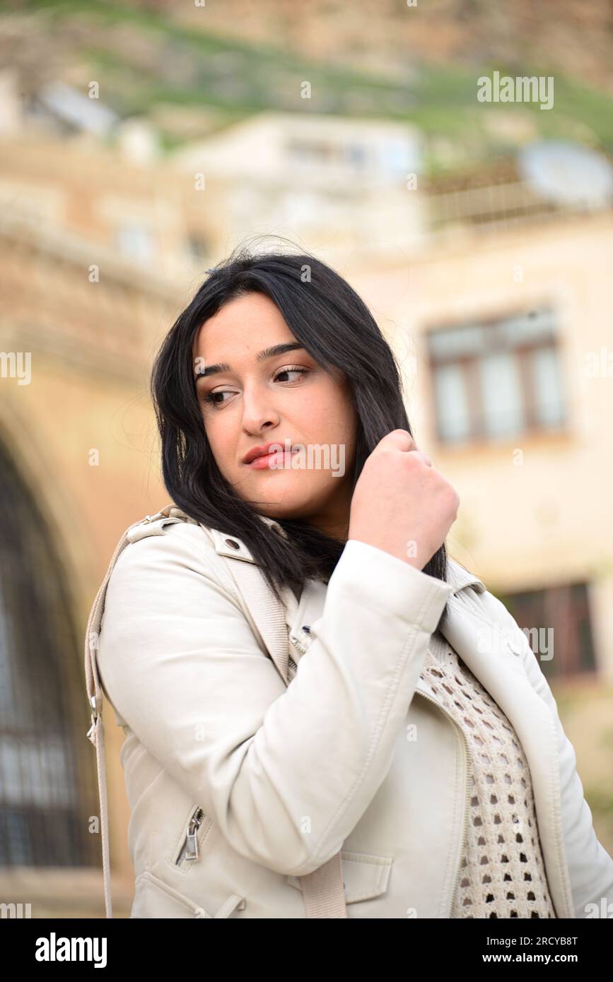 Mardin è una città nel sud-est della Turchia. Noto per la sua architettura araba e per la sua posizione strategica sulla Mesopotamia Foto Stock