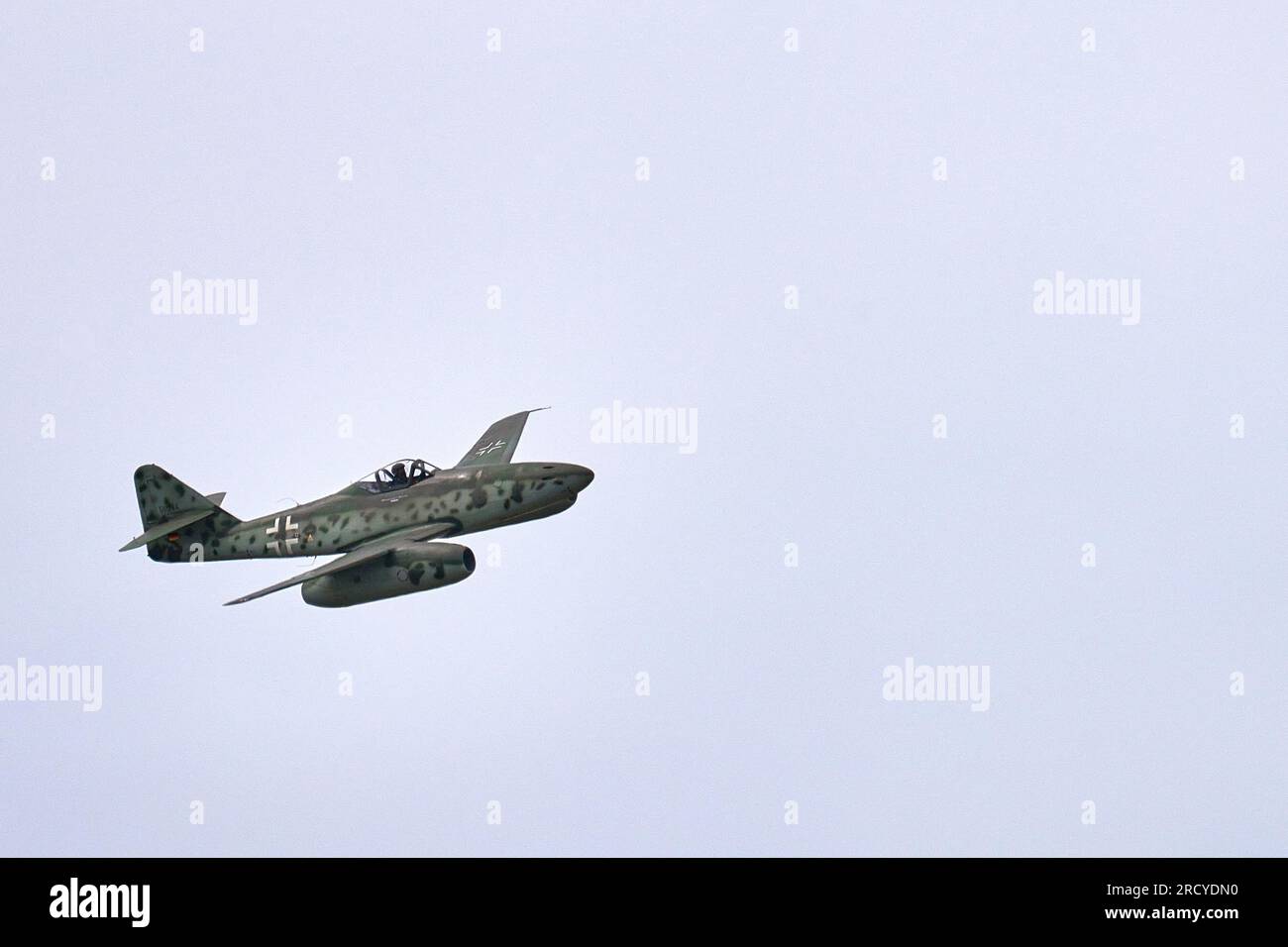 Un Messerschmitt me 262 è esposto al RIAT 2023 della RAF Fairford Foto Stock