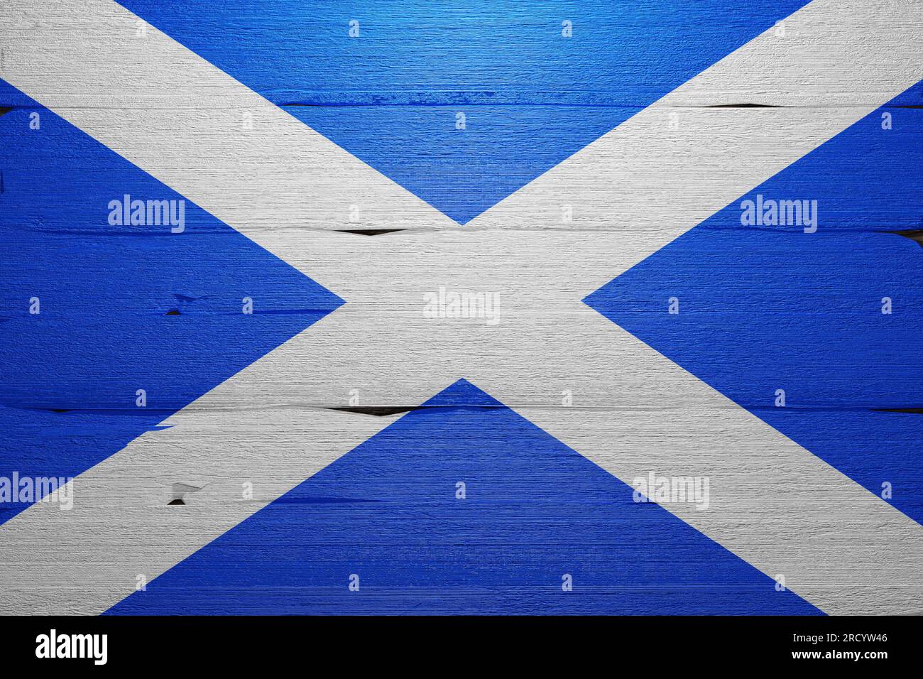Saltire. Bandiera scozzese. Bandiera della Scozia. Foto Stock