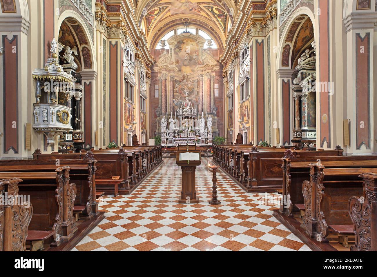 Chiesa di Sant'Ignazio, Gorizia, Friuli-Venezia Giulia, Italia Foto Stock