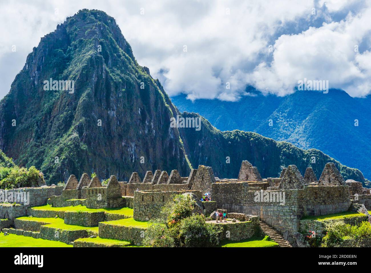 Rovine di Machu Picchu in Perù. Foto Stock Rovine di Machu Picchu in Perù. Foto Stock