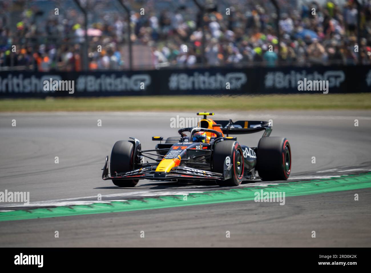 Silverstone, UK - venerdì 7 luglio 2023 - FORMULA 1 ARAMCO BRITISH GRAND PRIX 2023 - Sergio Perez (Messico) - Oracle Red Bull Racing Team Foto Stock