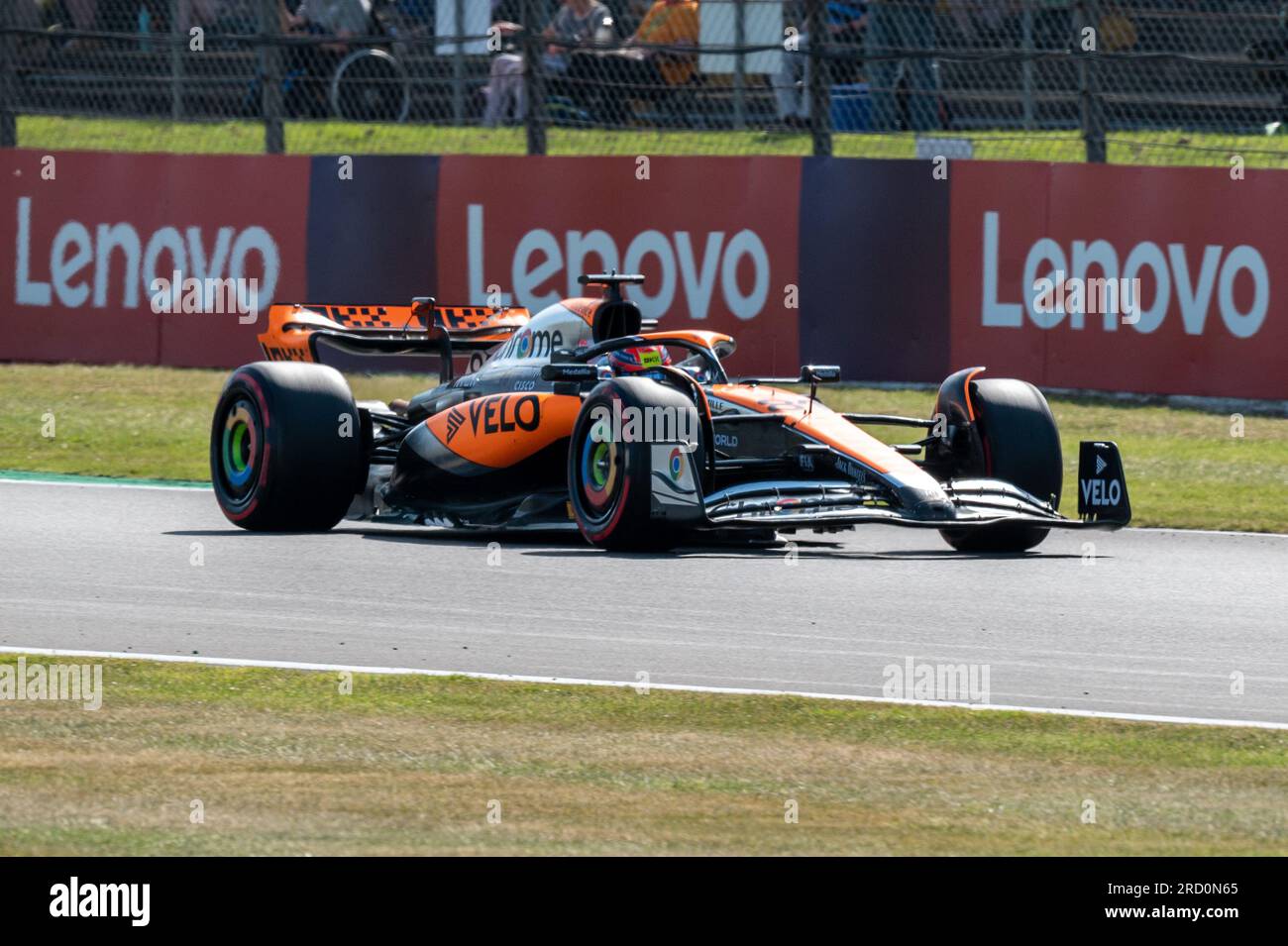 Silverstone, UK - 7 luglio 2023 - FORMULA 1 ARAMCO BRITISH GRAND PRIX 2023 - OSCAR PIATSRI (AUSTRALIA) - McLaren Mercedes Team Foto Stock