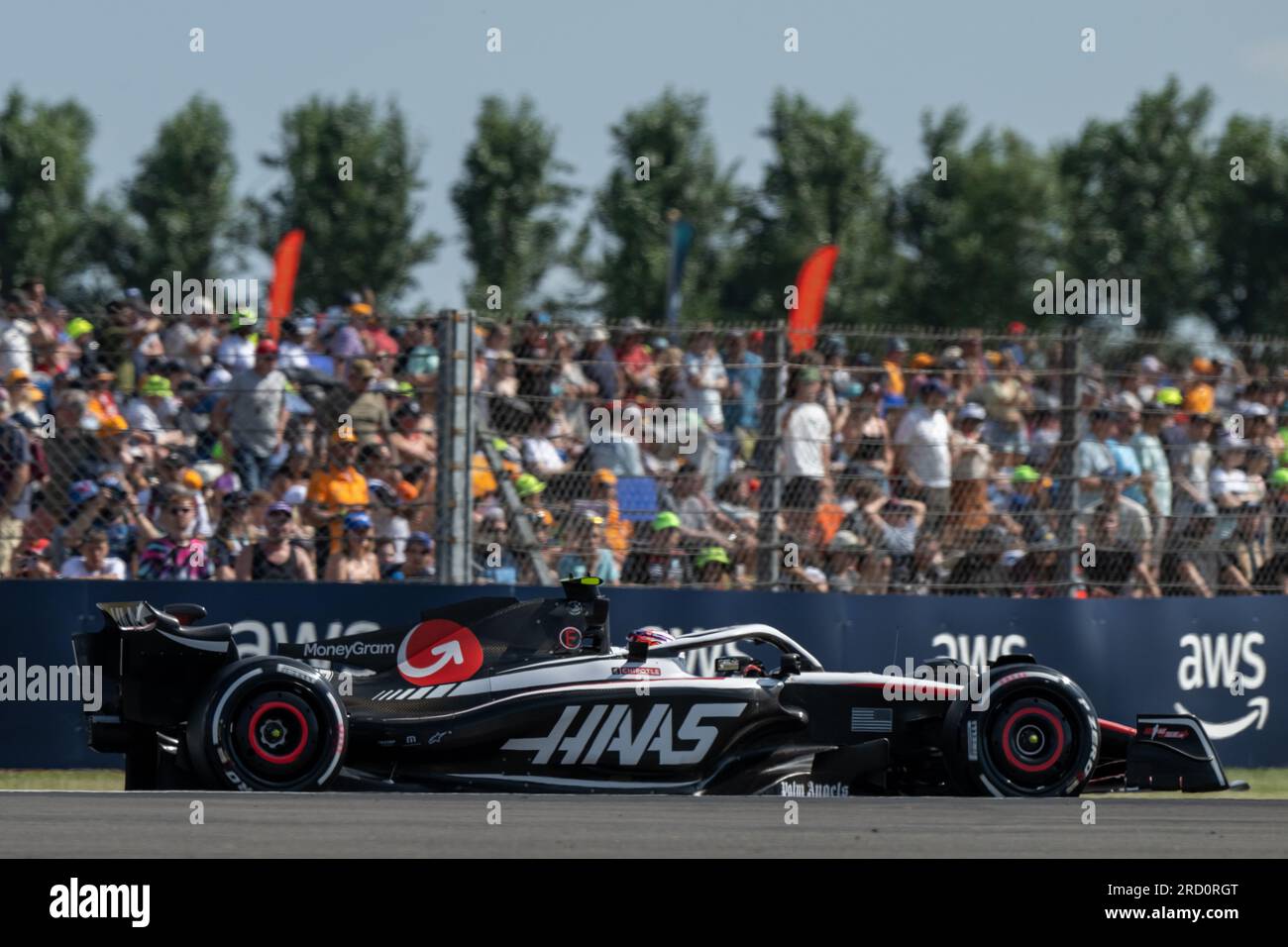 Silverstone, UK - venerdì 7 luglio 2023 - FORMULA 1 ARAMCO BRITISH GRAND PRIX 2023 - Kevin Magnussen (Danimarca) - HAAS F1 TEAM Foto Stock